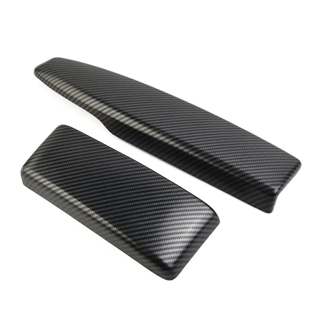 For Mercedes Center Armrest Box Panel Cover Replacement For Mercedes For Benz C Class W204 GLK X204 ABS Carbon Fiber Cap