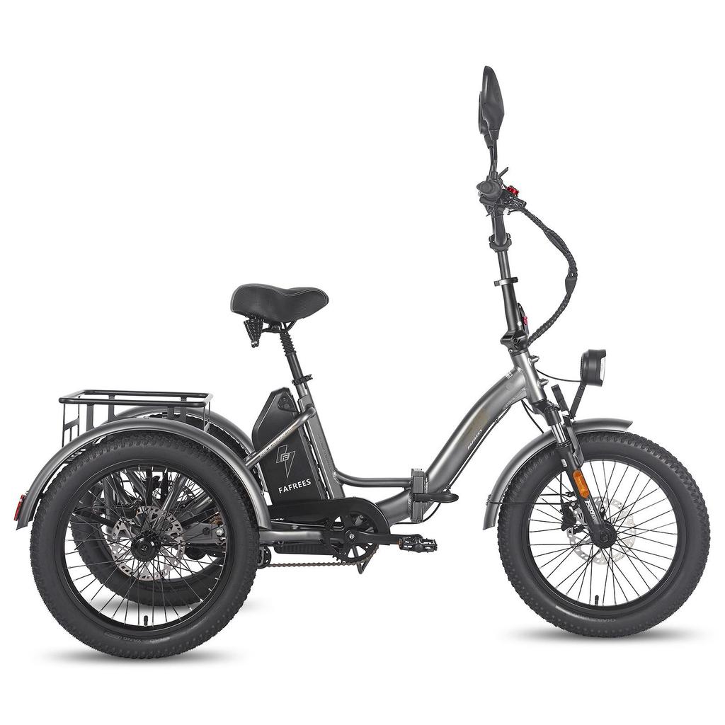 Elektrisches Lastenrad FAFREES F20 Mate 20" 750W Motor E-Bike Faltbar Höchstgeschwindigkeit 30 km/h Doppelte Hydraulikbremse Maximale Reichweite 115 km Zuladung 180 kg