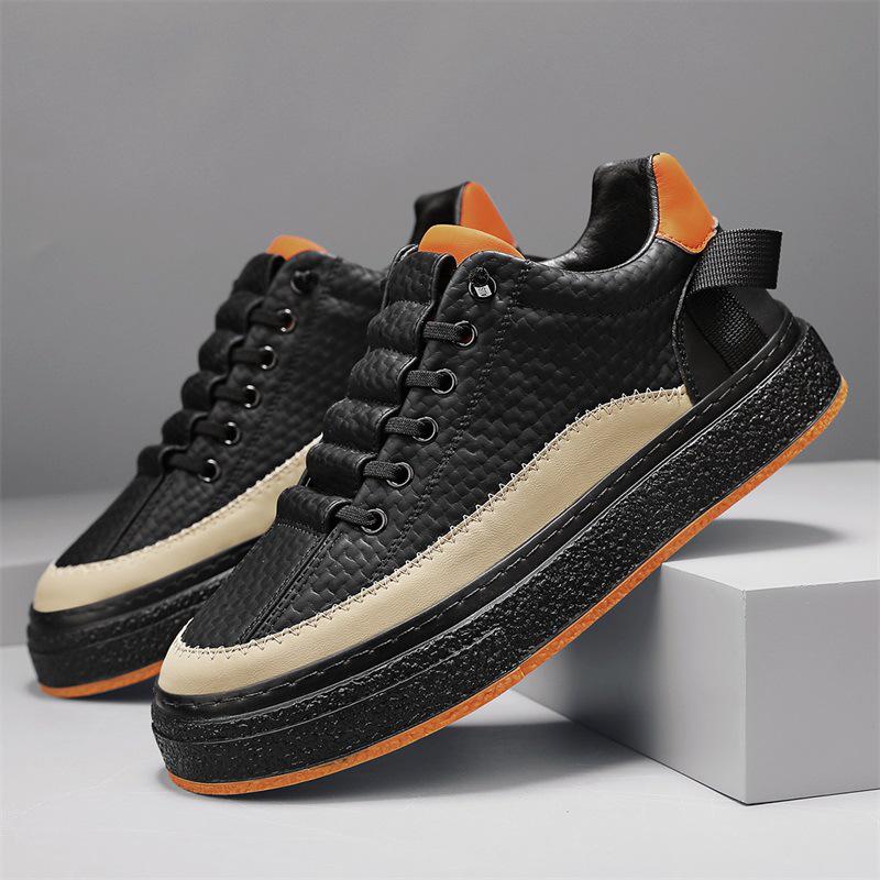 Guochao Herren Casual Atmungsaktive Schuhe mit dicker Sohle - Hongkong-Stil, Nischendesign für den Außenbereich