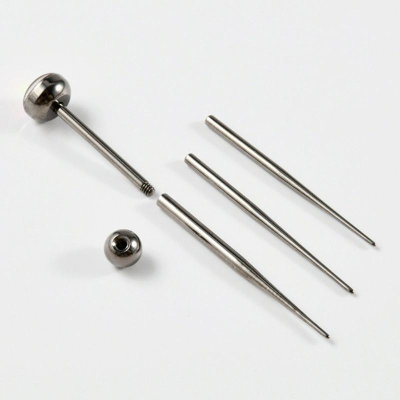 Body Jewelry Replacement Kit With Surgical Steel 16G 18G Applicators Piercing Equipment For Ear Nose Lip Piercings