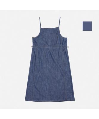 Bang Bang Women'S Strap Denim Bustier Long Dress (Nomd45)