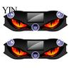 Universal Car Lighting Kit Solar Devil Eyes Light for Windshield, Window Warning Sign with Three Smart Modes, Atmosphere LED Digital Panel,