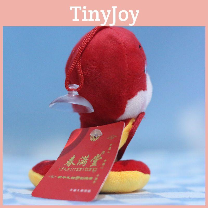 Adorable Plush Snake Year Mascot Soft Toy Doll Cute Animal Figurine For New Year Gifts