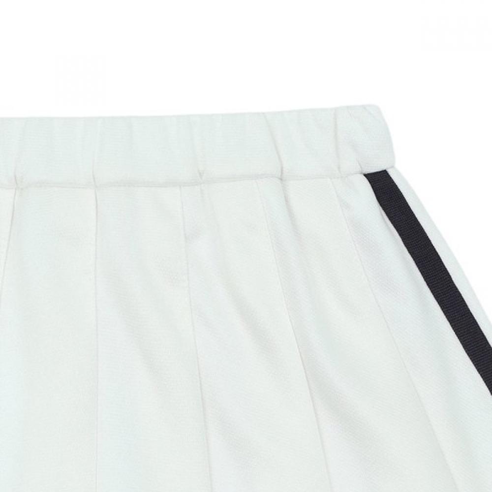 Tiffany White Sportive Pleats Sk T51kbs030 
