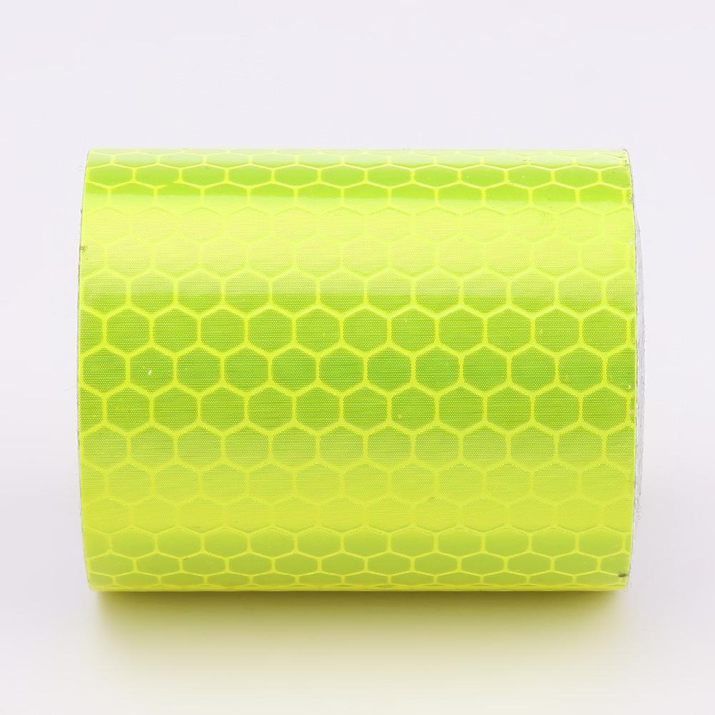 

5x300cm Car Self Adhesive Warning Tape Waterproof Car Protective Decals Car Warning Safety Reflection Tape Car Accessories жёлтый