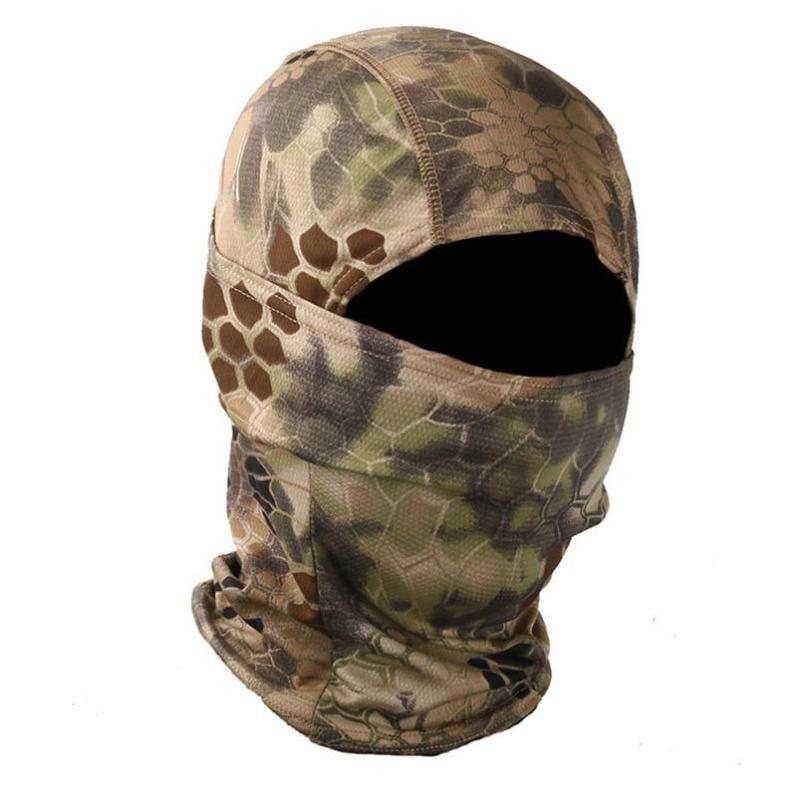 Outdoor Camouflage Camo Balaclava Army Tactical Military Ski Full Face Mask Motorcycle Bicycle Caps Full Face Mask 27 COLORS