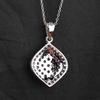 Tanzanite Pendant 925 Sterling Silver Rhodium Gemstone Jewelry Gift for Her
