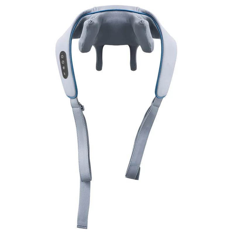 Portable Mini Relaxer Dredge Kneading Smart Electric Wrap Heated Trapezius Muscle Neck Multifunctional Shiatsu Massage Shawl