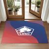 LOSC Lille FC Design Crystal Velvet Rug Soft Decorative Mat for Bedroom Entrance