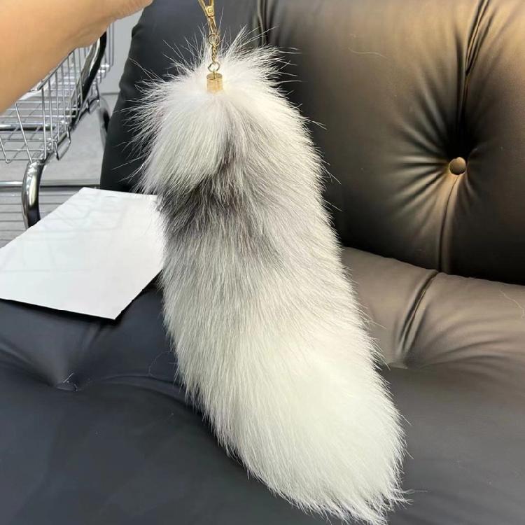 Animal Tail Keychain Faux Car Keys Organiser Handbag Charm Gift for Her Stylish Handbag Decoration
