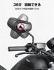 KEMIMOTO KM3106 Motorcycle Mirror, 0.4 Inches (10 Mm), Left and Right Set, Off-Road Mirror,