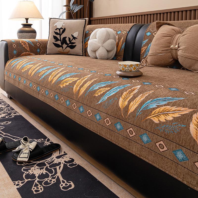 

Скандинавская простота и ощущение высокого класса Новый универсальный диванный чехол на четыре сезона Цельный комбинированный диванный чехол Диванный чехол 70*180cm