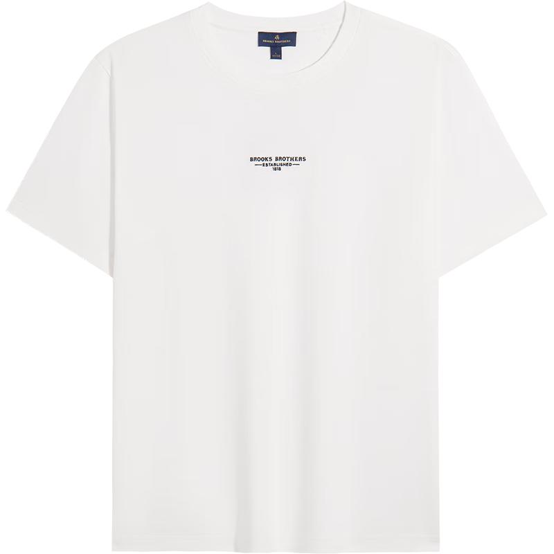 Мужская футболка с коротким рукавом с логотипом Brooks Brothers 2XL белый