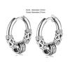 Vintage Simple Small Hoop Earrings Stainless Steel Hypoallergenic Earrings for Men Women Cool Indian Boho Jewelry