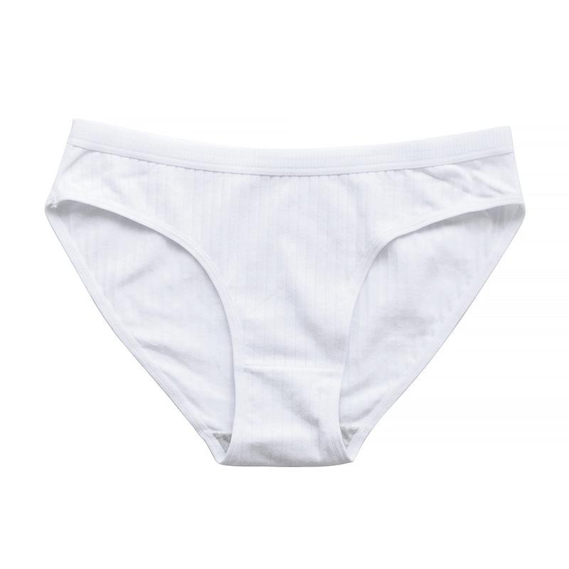 Women's Plus Size Mid-Waist Pure Cotton Solid Color European & American Style Triangle Panties
