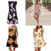 Women's Summer Boho Floral Tank Dress With Comfortable Loose Fit For Casual Beach Outings