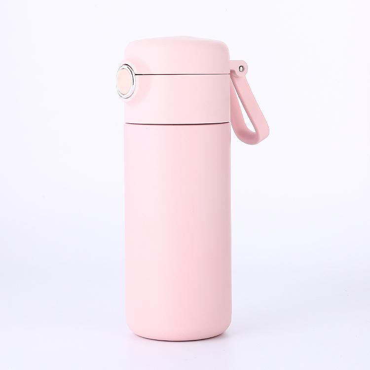 Popular Design Stainless Thermos Double Wall Vacuum Kids Pump Water Bottle