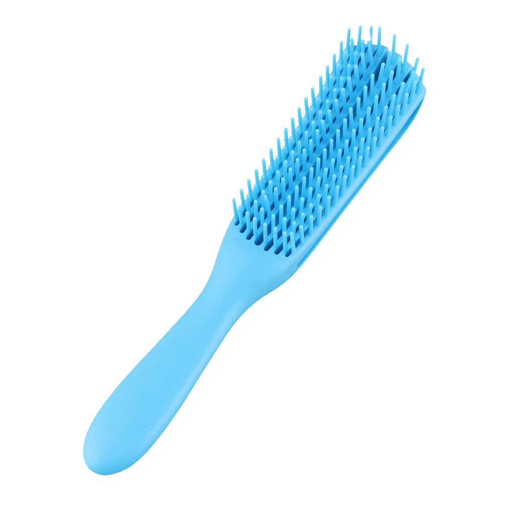 8 Row Detangler Brush Ergonomic Removable Universal Portable Detangling Massage Brush Hair Brush for Women