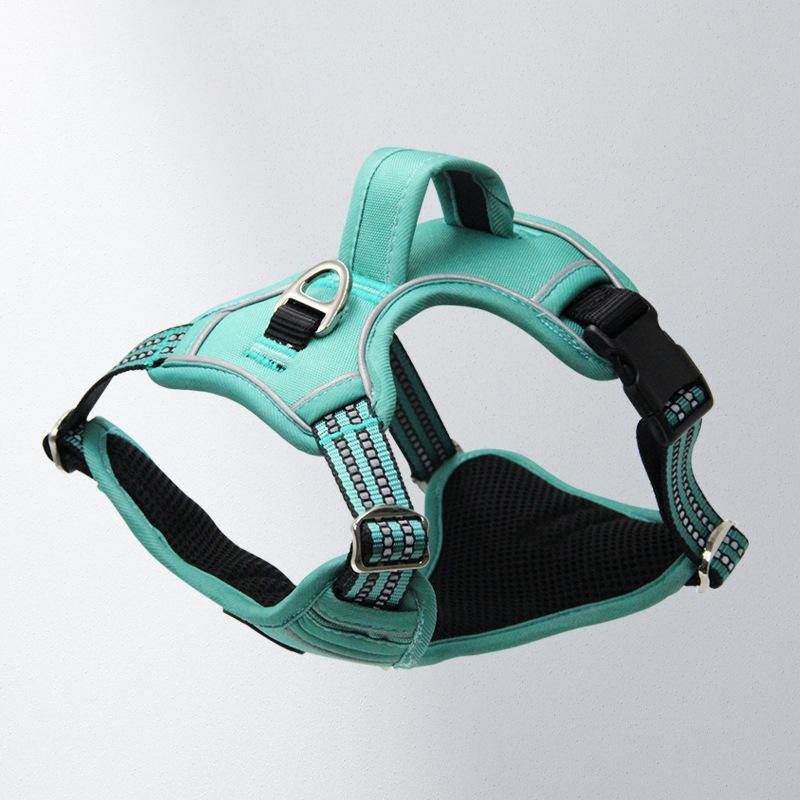 Classic Camouflage Pet Harness Adjustable Reflective Medium & Large Dog Harness Mesh Breathable with Control Handle To Prevent Bursting