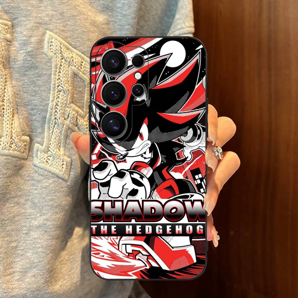 Game Sonic Movie Anime Phone Case For Samsung S 24 Fe 25 Ultra Plus 20 Lite 21 30 22 23 24 22 Ultra 5G Fundas