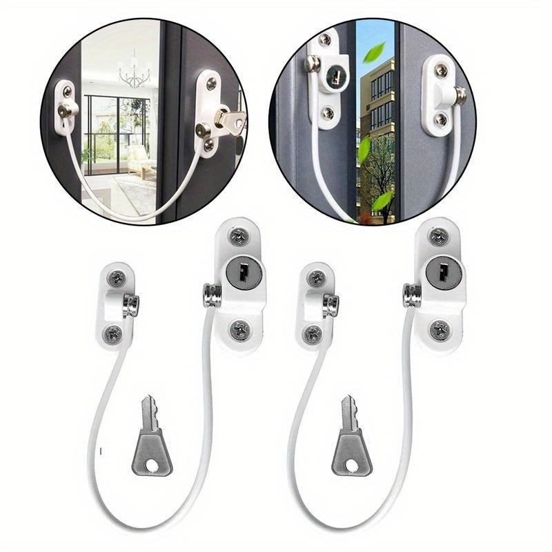 1PC Stainless Steel Safety Window Stopper Anti-theft Locks Limiter Window Restrictor Safety Accessories