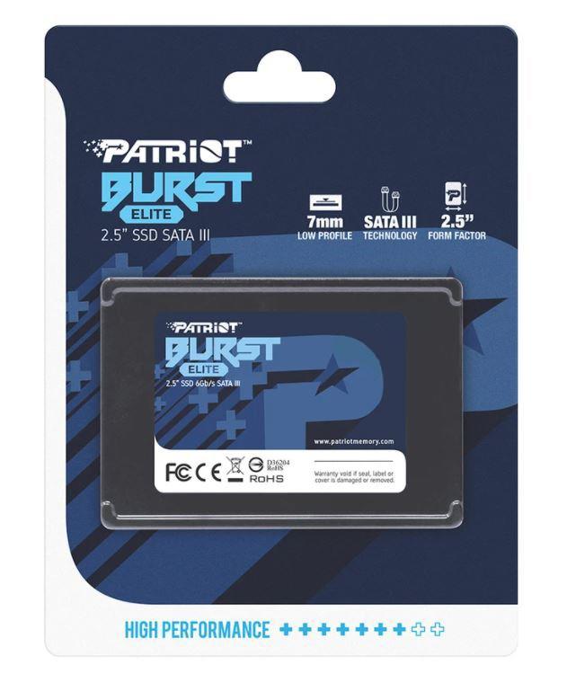Disco SSD PATRIOT BURST ELITE 240GB SATA 3 2.5 POLLICI