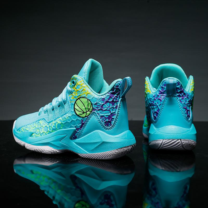 Basketball Shoes Men Field Training Non-slip High-top Luxyry Design Mesh Breathable Sneakers Pro Original Kids Basketball Boots
