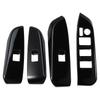 ABSOPRO Power Window Switch Panel Cover Lift Control Switch Trim Sticker for Toyota Highlander 2014-2019