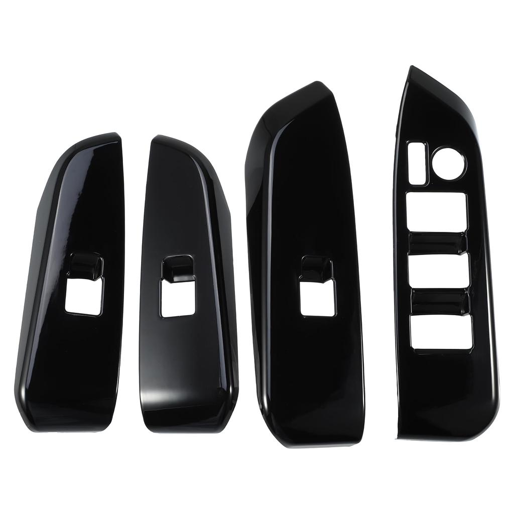 ABSOPRO Power Window Switch Panel Cover Lift Control Switch Trim Sticker for Toyota Highlander 2014-2019