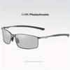 Photochromic Sunglasses Men Women Driving Mirror Sun Glasses Metal Frame Male Driver Safty Goggles Anti-Glare Sunglasses