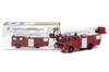 Tiny City Fire Hydraulic Platform Fire Truck Diecast Model Car 1/100 No.05 (F58)