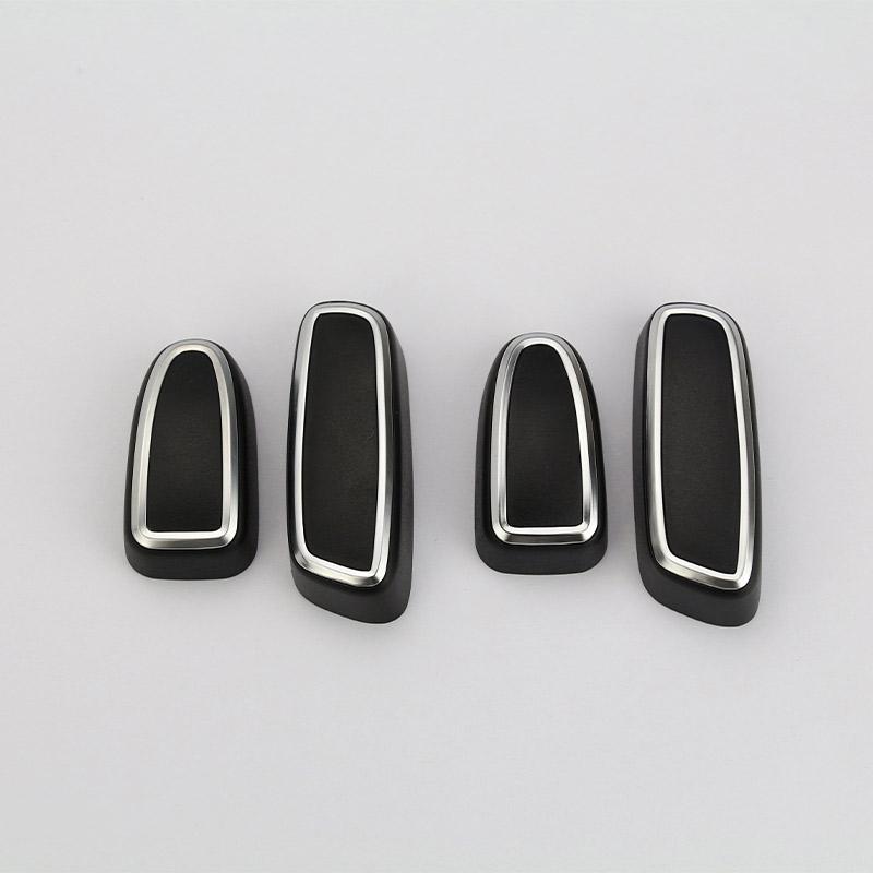 

4Pcs For Land Rover Discovery 4 Range Rover Sport Evoque Car Seat Adjustment Switch Knob Cover Trim Car Accessories чорний