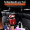 Double Hooks Car Seatback Water Cup Holder No Drilling Required Install For Volvo XC60 S60 V40 V50 V60 XC40 V70 XC90 V90 S90