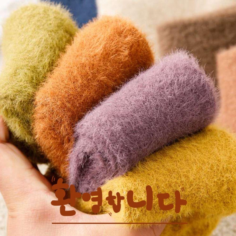 Winter Warm Snow Socks Seamless Velvet Sleep Socks Gift Stockings