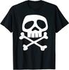 Teschio e Ossa Punk Rock - T-shirt Unisex Misfit Punk Rock degli anni '80