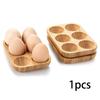 Egg Holder Practical 6 Grid Double Row Egg Container Egg Organizer Rack for 2