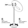 10X Magnifying Makeup Mirror LED Mirror Adjustable Flexible Gooseneck Locking Suction Cosmetic Mirror Magnification Mirrors,Vanity Mirror For Bedroom