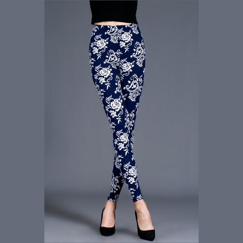 

Женские узкие брюки-карандаш, облегающие леггинсы до щиколотки, один размер One Size темно-синий