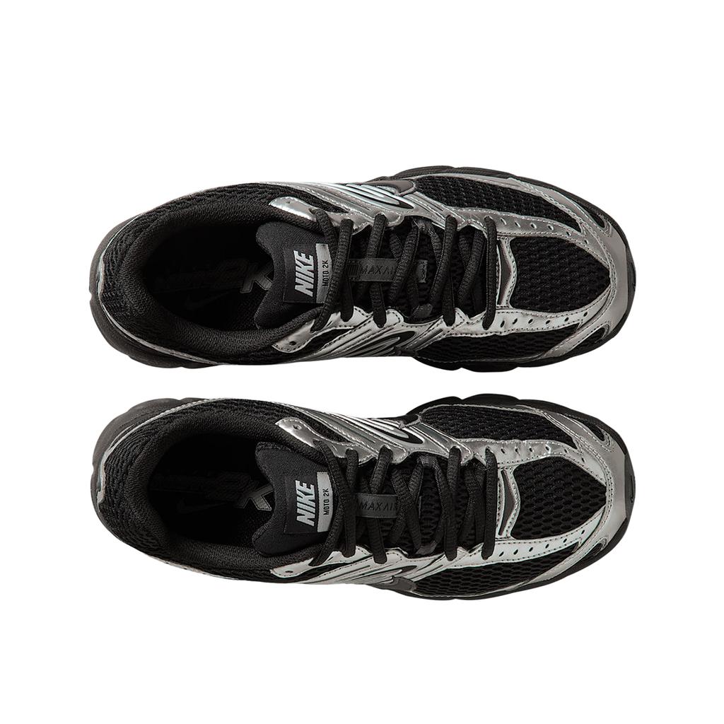 Nike Air Max Moto 2K Black Metallic Silver Women Sneakers Anthracite HQ2056-007