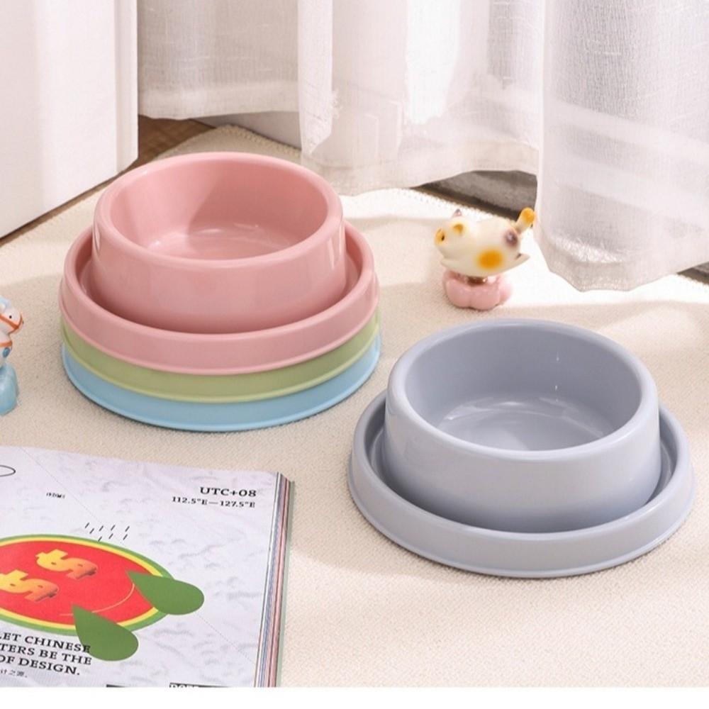 Round Pet Bowl Elevated Pet low Feeder Bowl Bloat Stop Food Bowl Outdoor