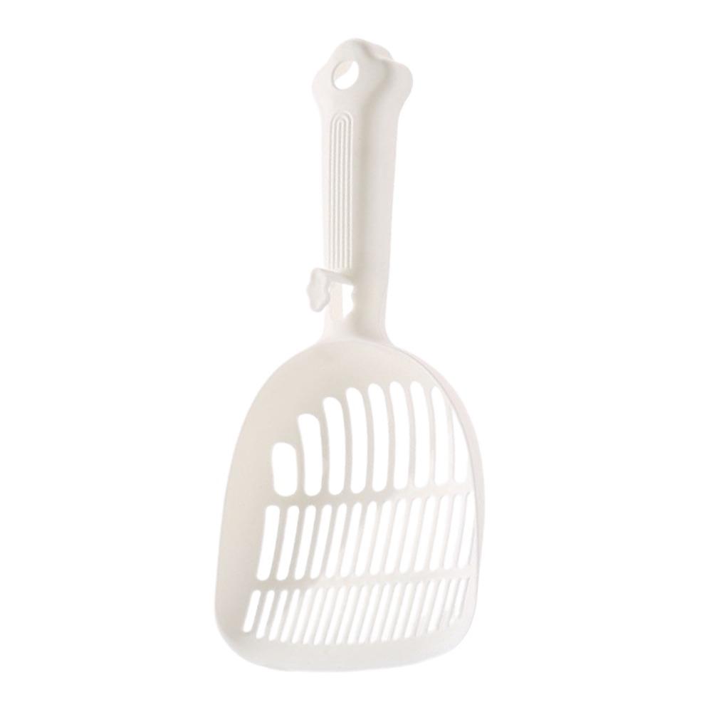 

Plastic Material Cat Litter Scoop Fine Holes Durable Construction Cat Cleaning Tool Large Size Long Handle