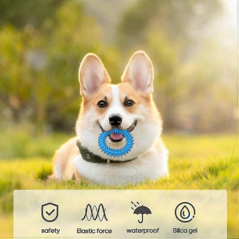 Puppy Chew Toys 360 Ring Cleans Teeth And Soothes Itching Rubber For Oral Health Dental Inter Chew Toy Tw