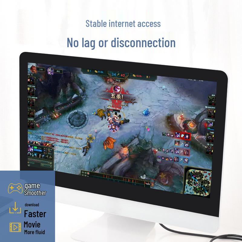 Lianpu High-Speed Cat6 Network Cable for Indoor/Outdoor Router & Computer