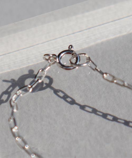 Bonbeau Bright Airplane Pendant Silver Necklace Signature Airplane Silver Simple Necklace