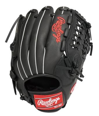 Rawlings Adult Baseball Glove GRXASPLN55 Inch Soft Baseball Black Throw Glove [Special Edition] 11.75 All-Round Right-Handed