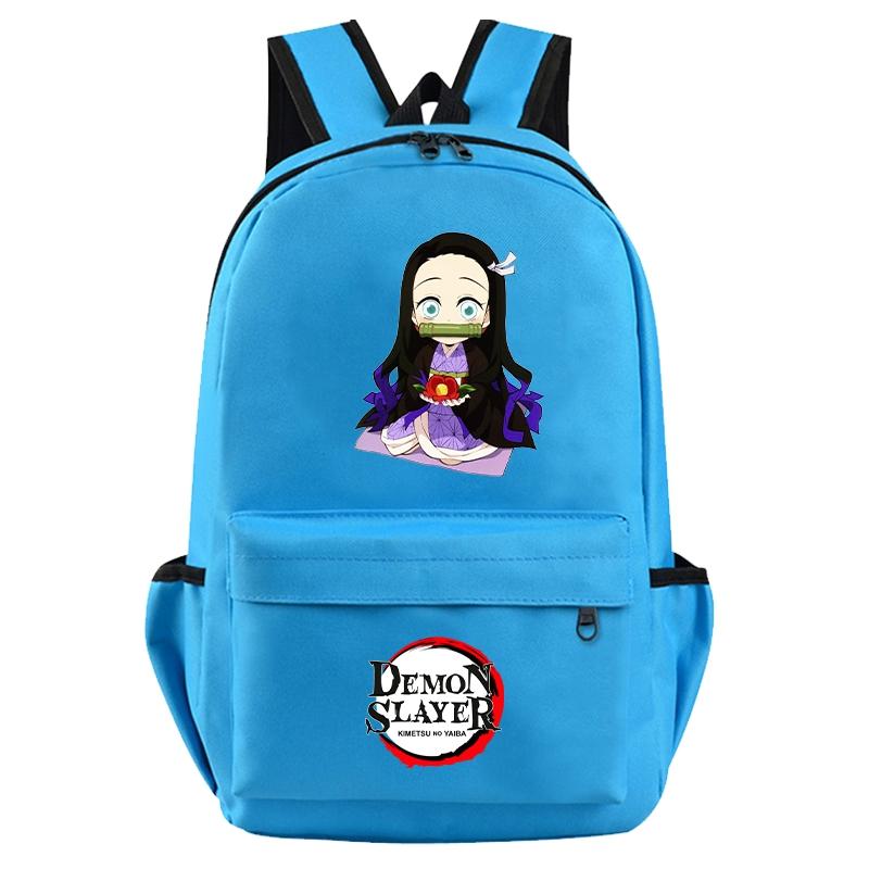 Anime Demon Slayer Backpack for Boy Girl Back To School Bag Large Capacity Backpack Bookbag for Kid Men Women Travel Bag Mochila