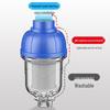 Anpassbarer Duschkopf-Wasserreiniger mit Vorfilter & Kalkinhibitor für Waschmaschinen, kein Ersatzkern erforderlich.
