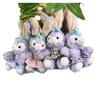 Sweet Rabbit Starry Plush Doll Keychain Fluffy Soft Toy Great Idea Gift