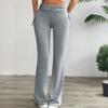 Women's Winter Comfortable Casual Solid Color Slim Fit Pleated Trousers