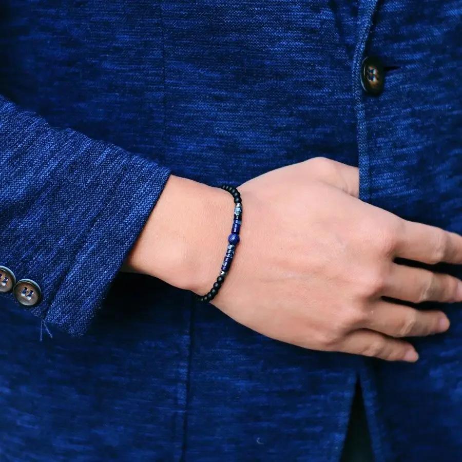 Bohemia Emperor Stone Bracelet Unisex 4mm Small Beads Braslet Gemstone Stretch Beaded Braclet Leisure Pulseira Accessories Joias